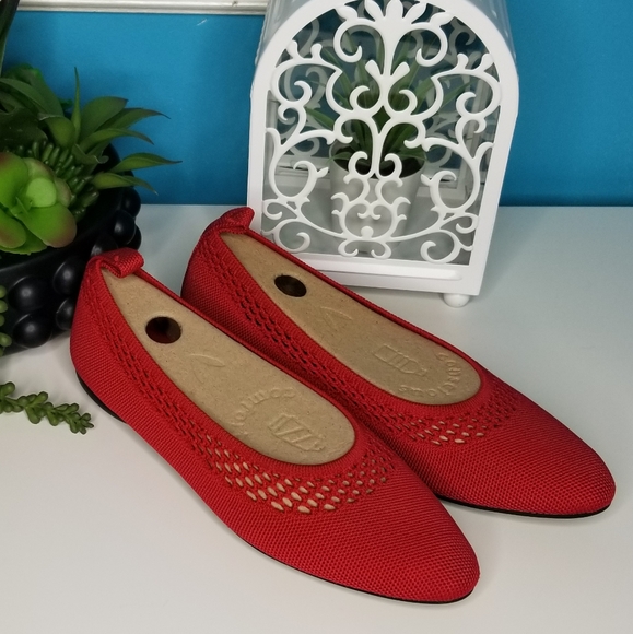 Red Flats for Women - Picture 9 of 9